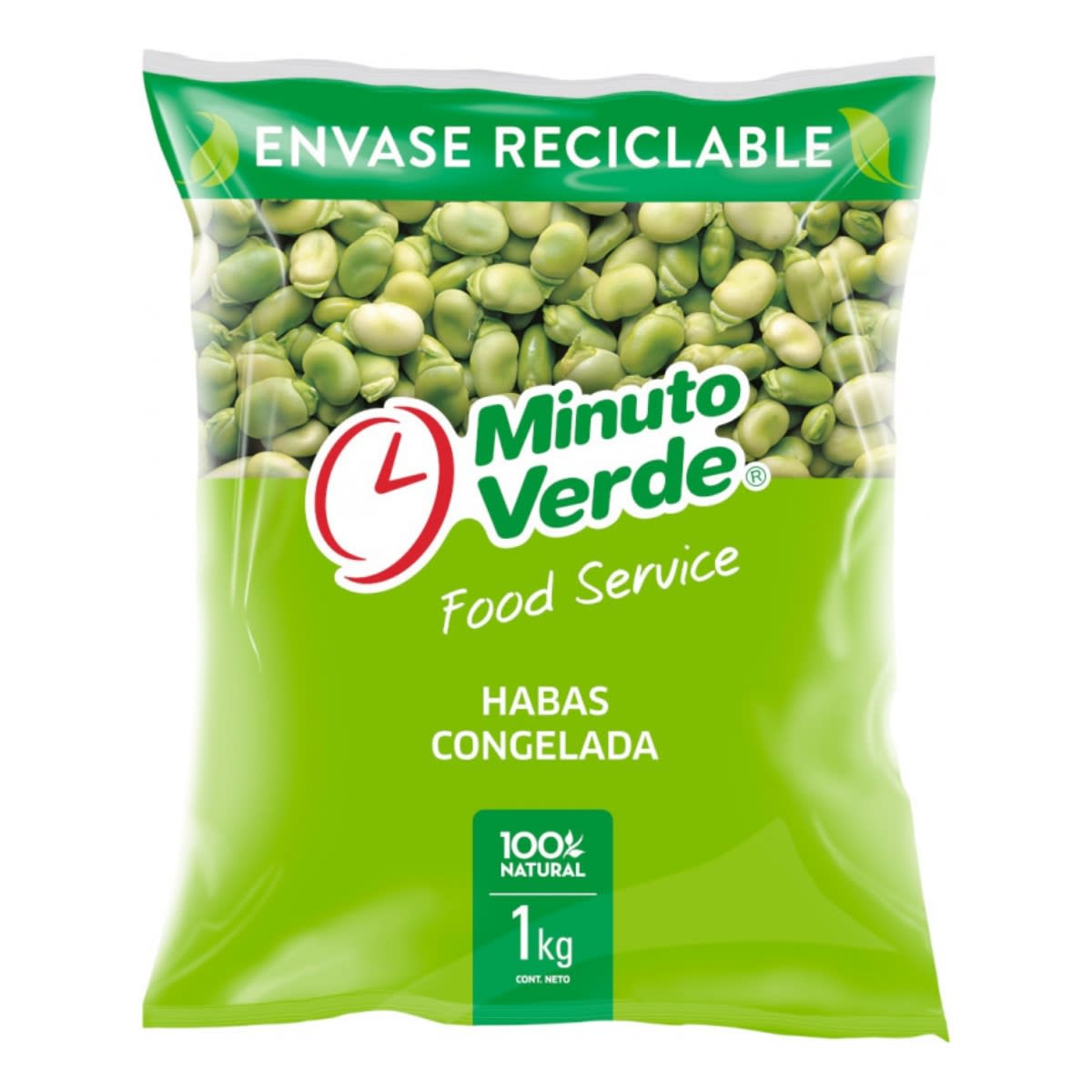 Habas congeladas Minuto verde 1 kl