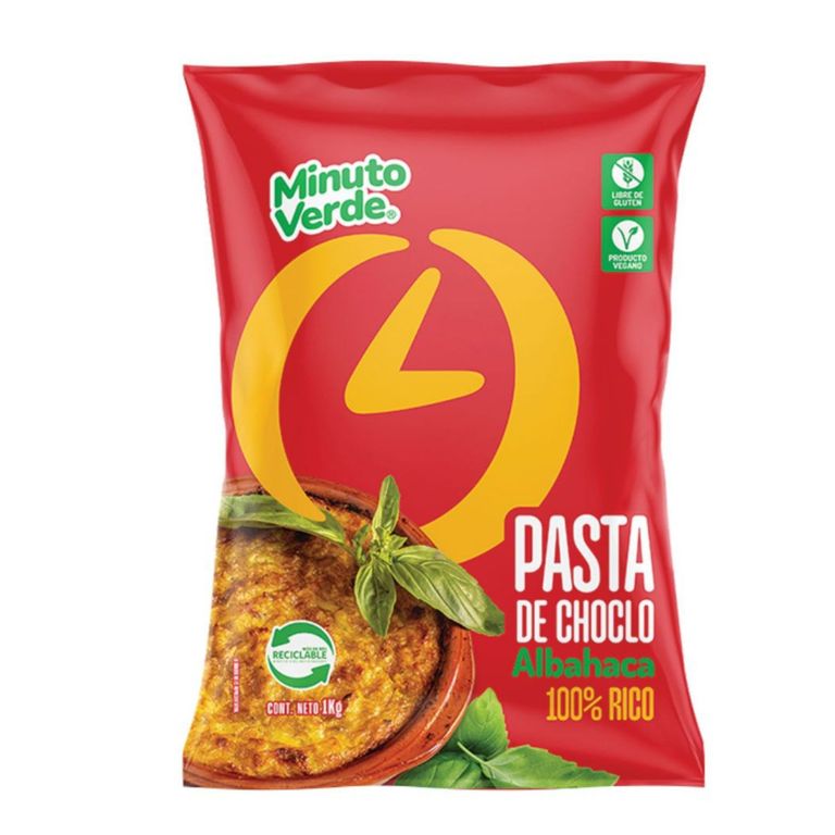 Pasta de Choclo Albahaca Minuto verde 1 kl