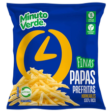 Papas prefritas finas Minuto verde 2.5 kl