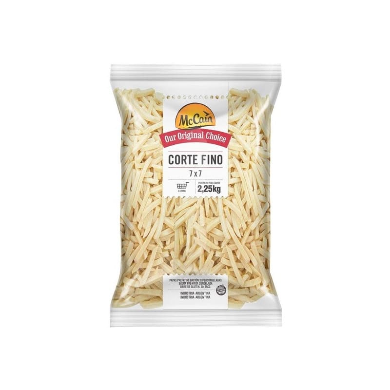 Papas PreFritas Marca McCain 7x7