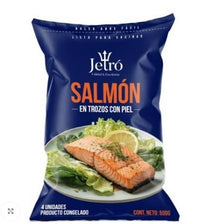 Salmon en Trozos con piel Jetro 500g