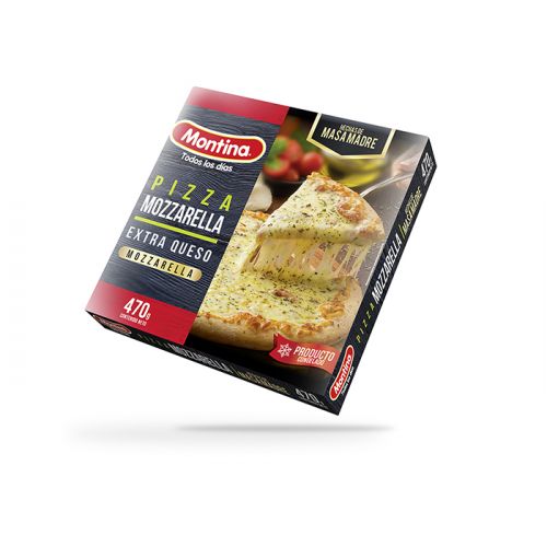 Pizza mozarella extra queso Montina 470g